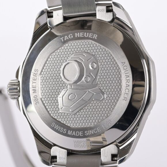 TAG Heuer Aquaracer WBP201A Black Ceramic 43mm Men's Auto Watch Box & Papers - Picture 8 of 15